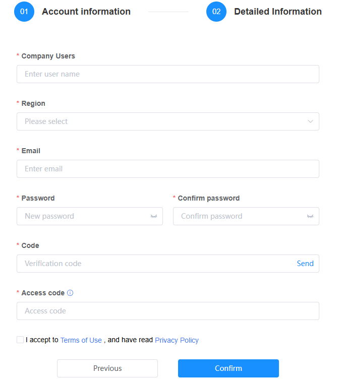 Complete Registration
