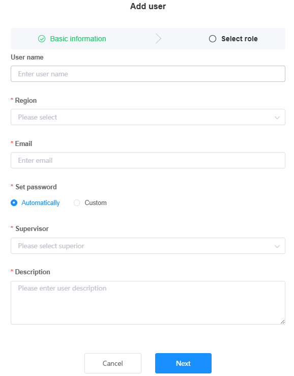 Add user