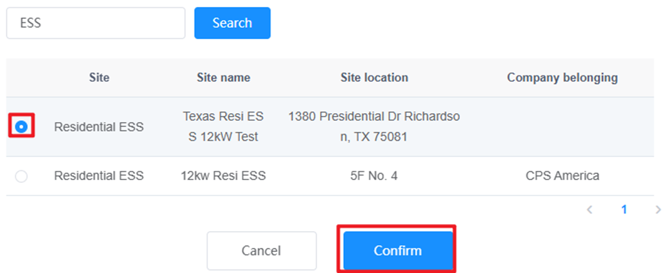 Distribute Gateway Screen