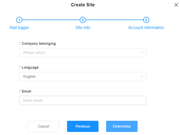 New Account Creation