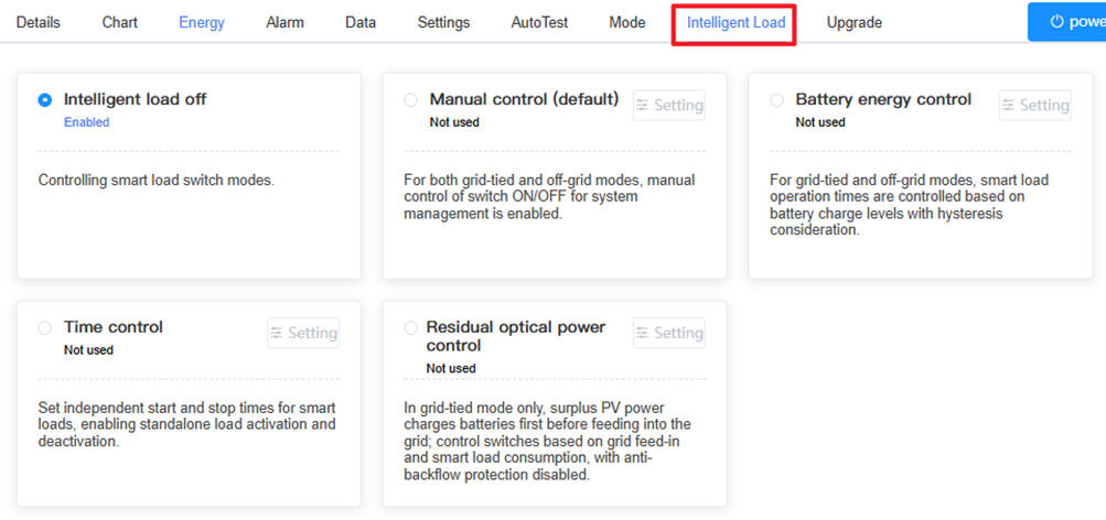 Intelligent Load Interfac