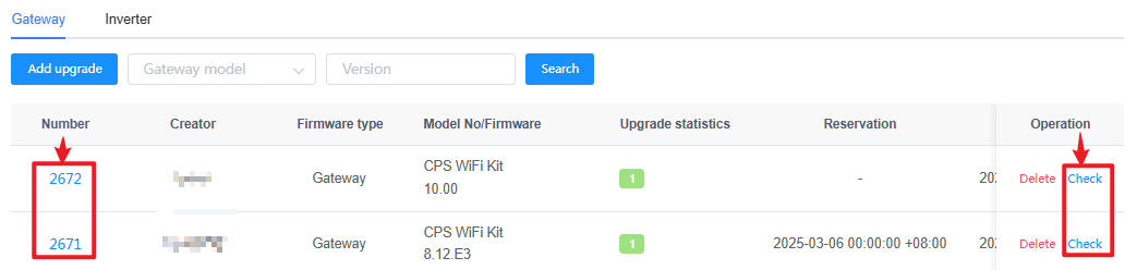 View Upgrade Task Details
